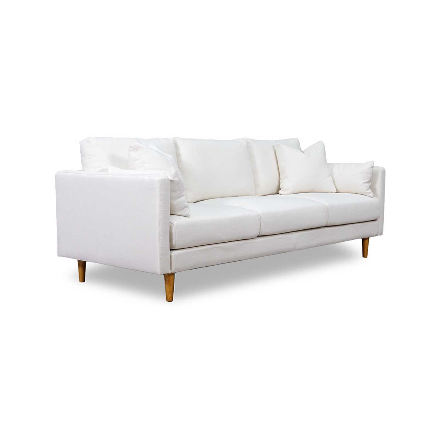 Anna Fabric 3 Seat Sofa in Talent Shell