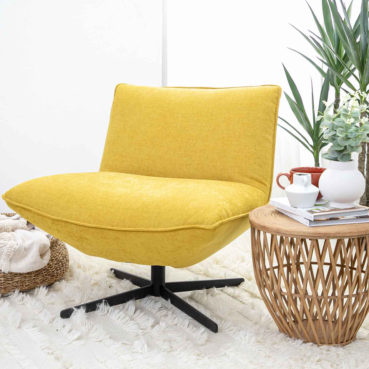 Global Fabric Swivel Chair