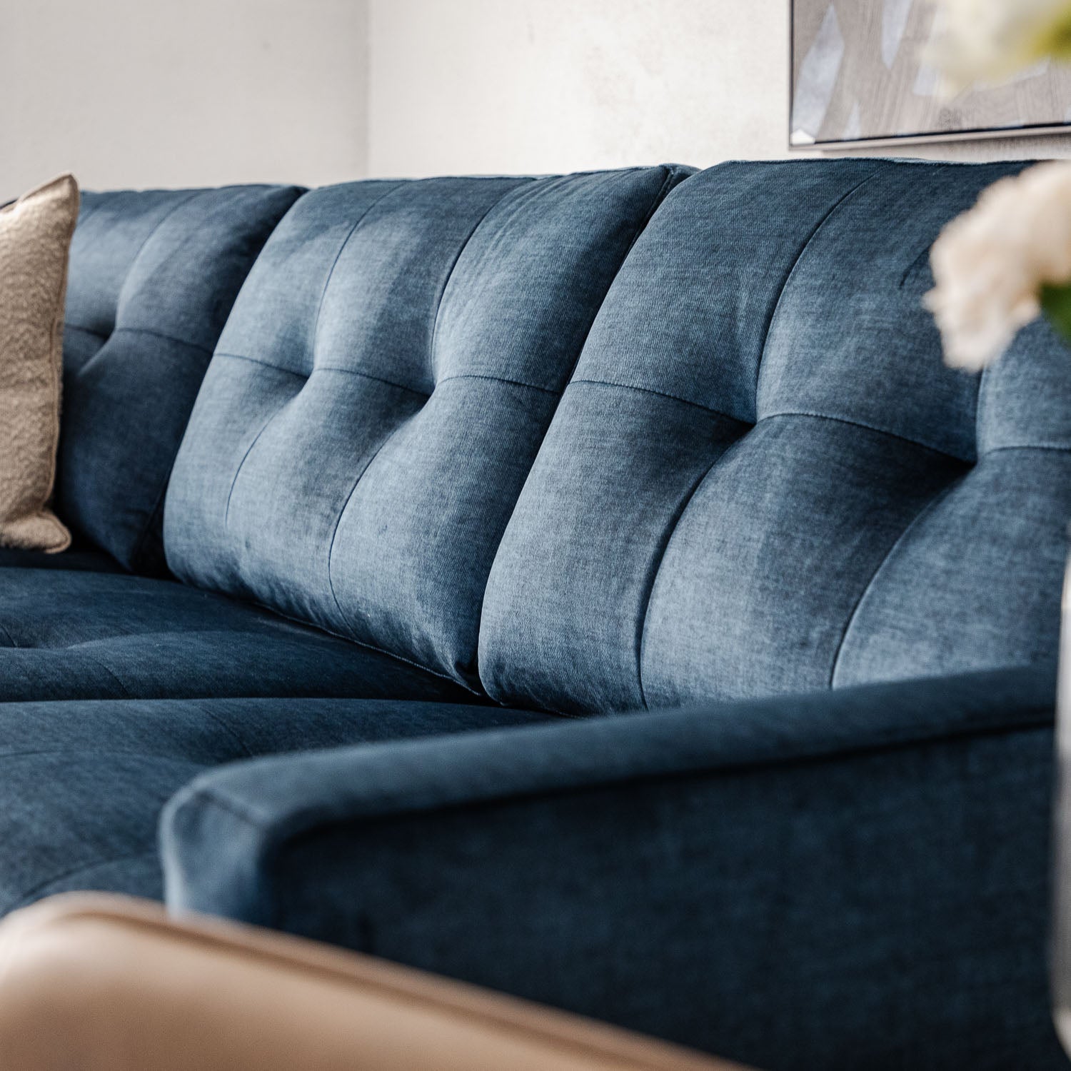 Classic Fabric 3 Seat Sofa