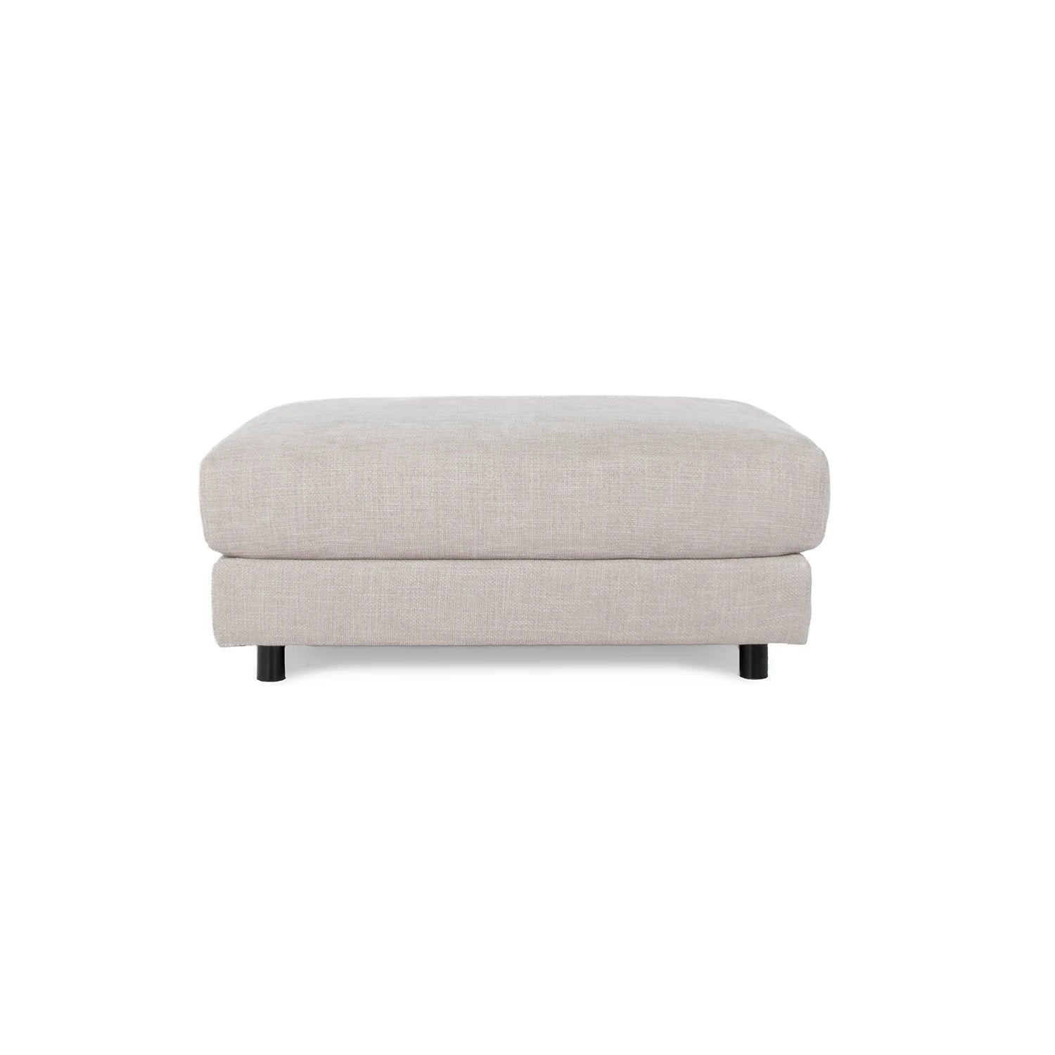Alex Fabric Ottoman in Hastings Sand Online Warehouse Sale