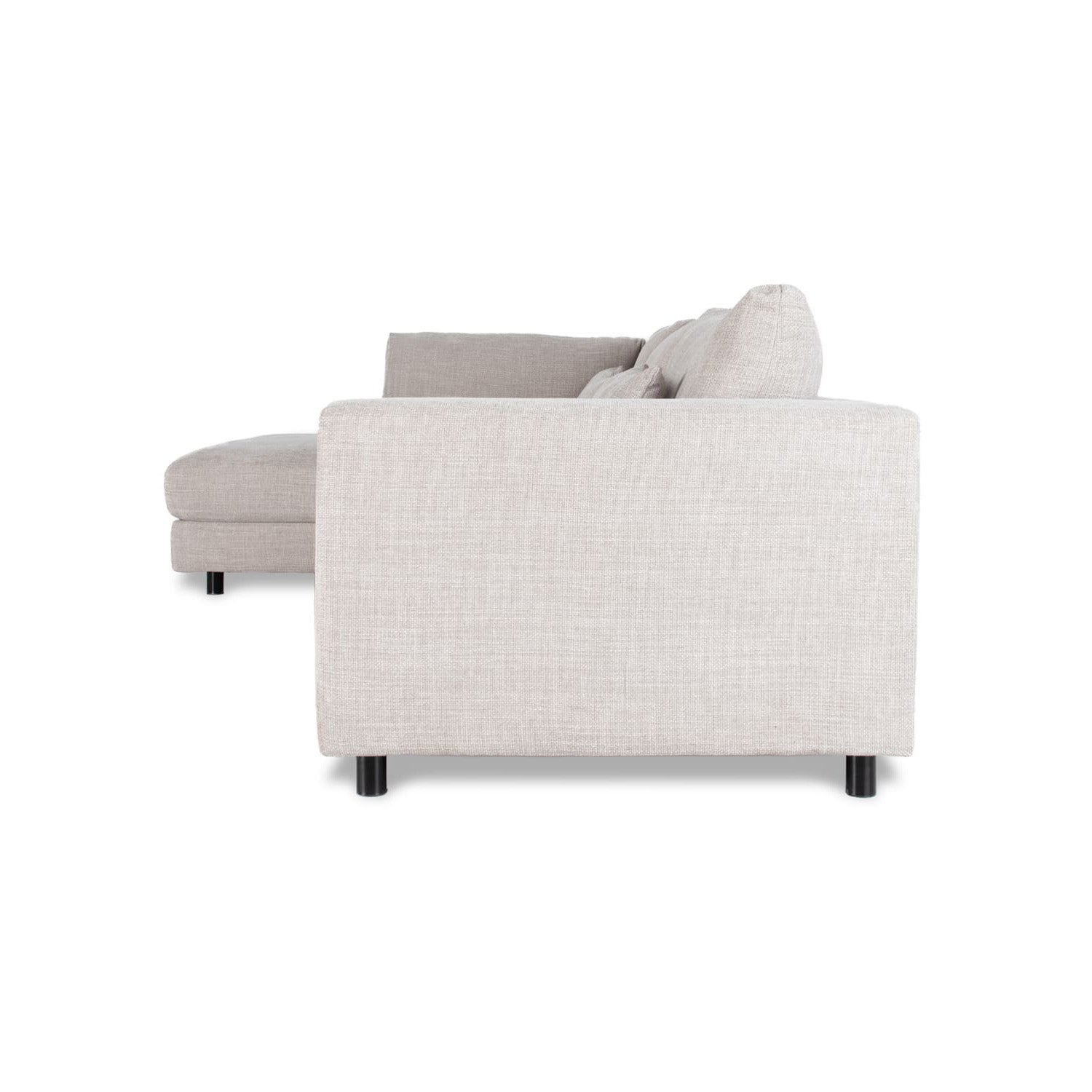 Online Warehouse Sale Alex Fabric Left Side Facing Chaise Lounge in Hastings Sand