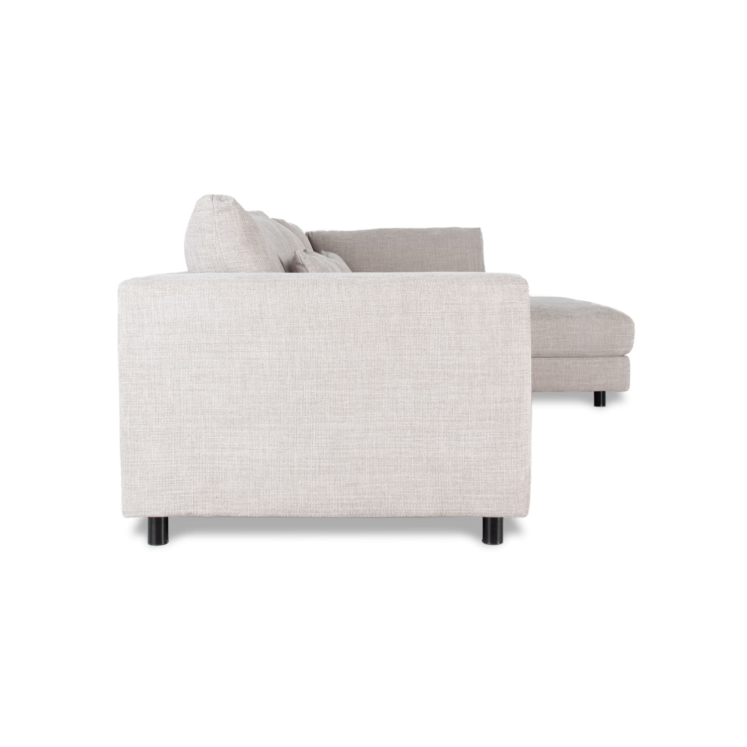 Online Warehouse Sale Alex Fabric Right Side Facing Chaise Lounge in Hastings Sand