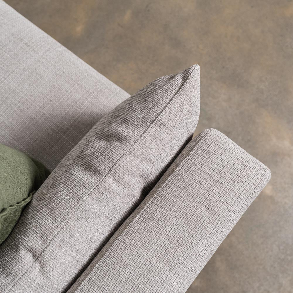 Alex Fabric 4 Seat Sofa in Hastings Sand Online Warehouse Sale