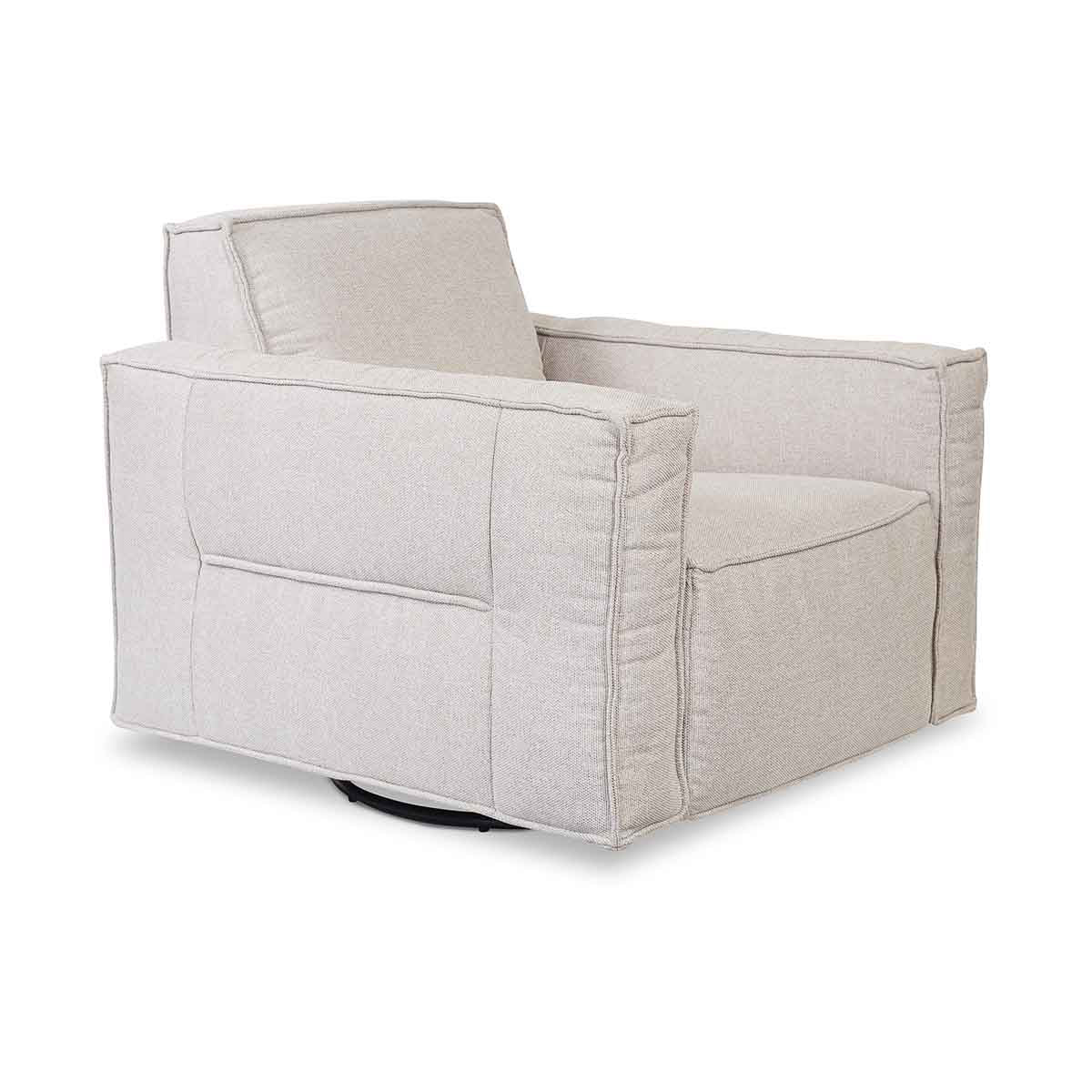 Archie Fabric Swivel Chair