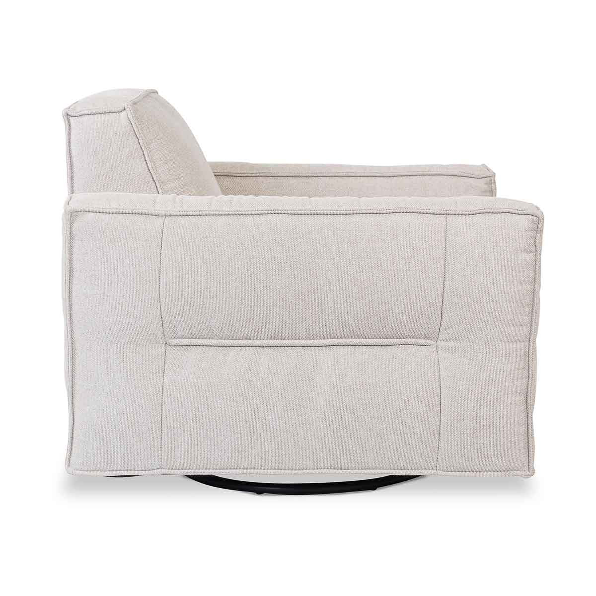 Archie Fabric Swivel Chair