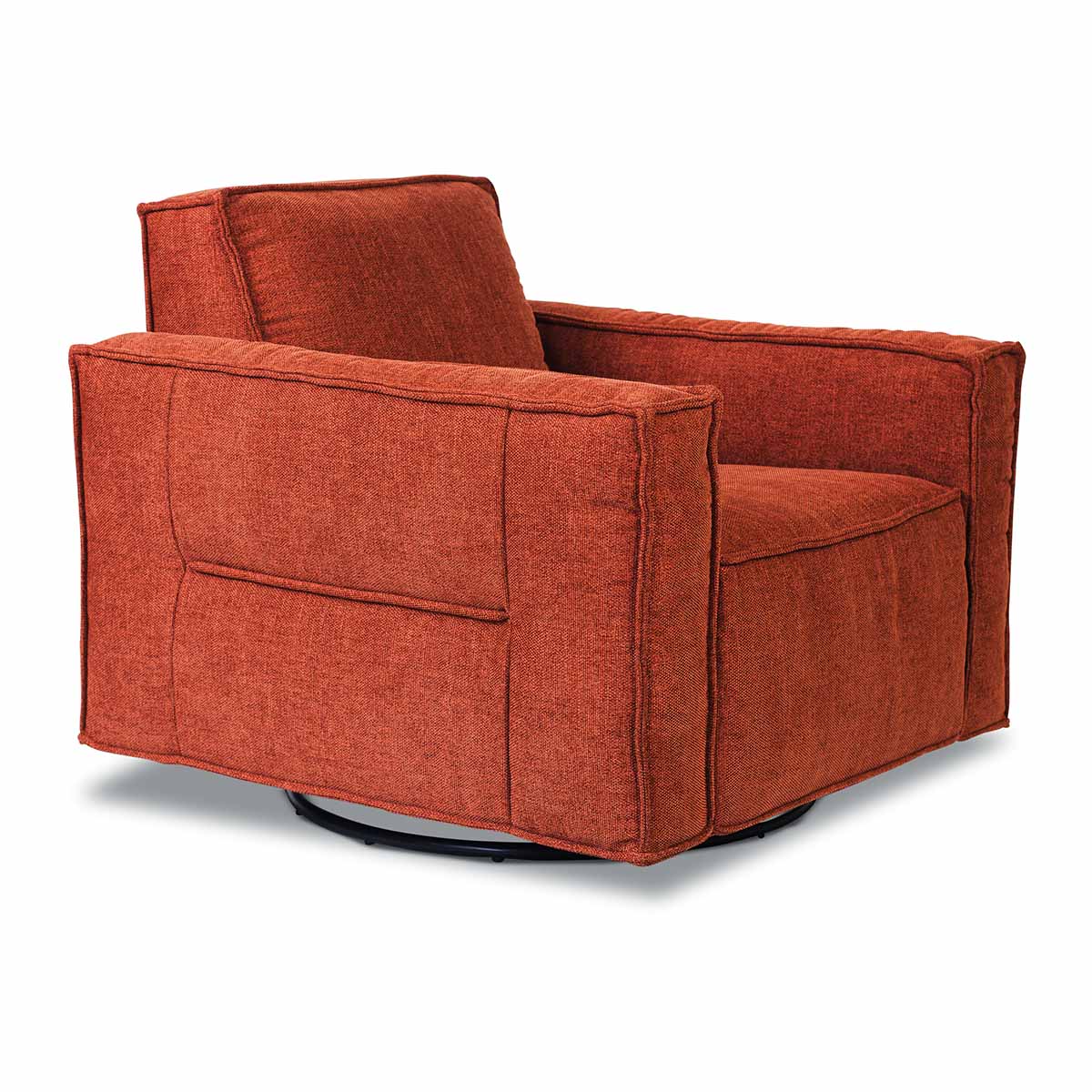 Archie Fabric Swivel Chair