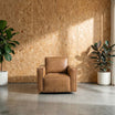 Archie Leather Swivel Chair