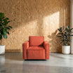 Archie Fabric Swivel Chair