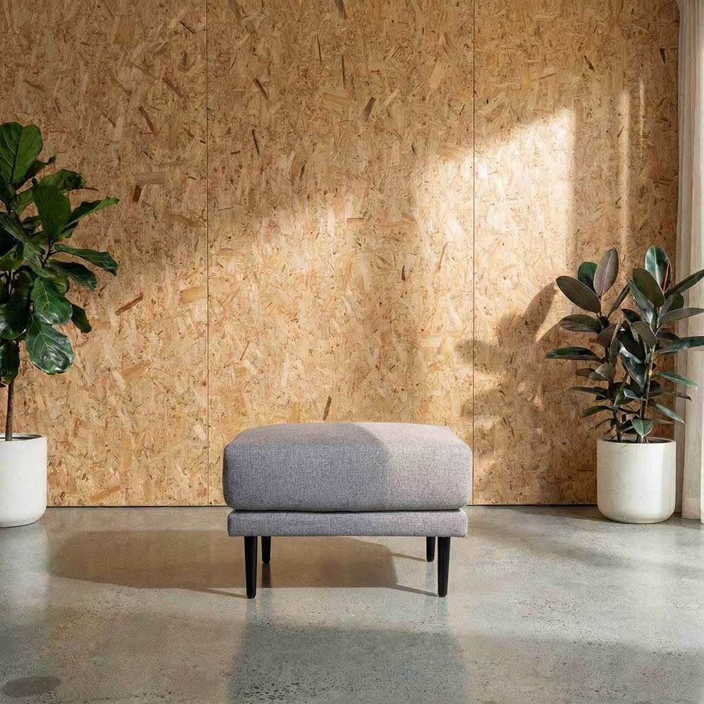 Aubrey Fabric Small Ottoman