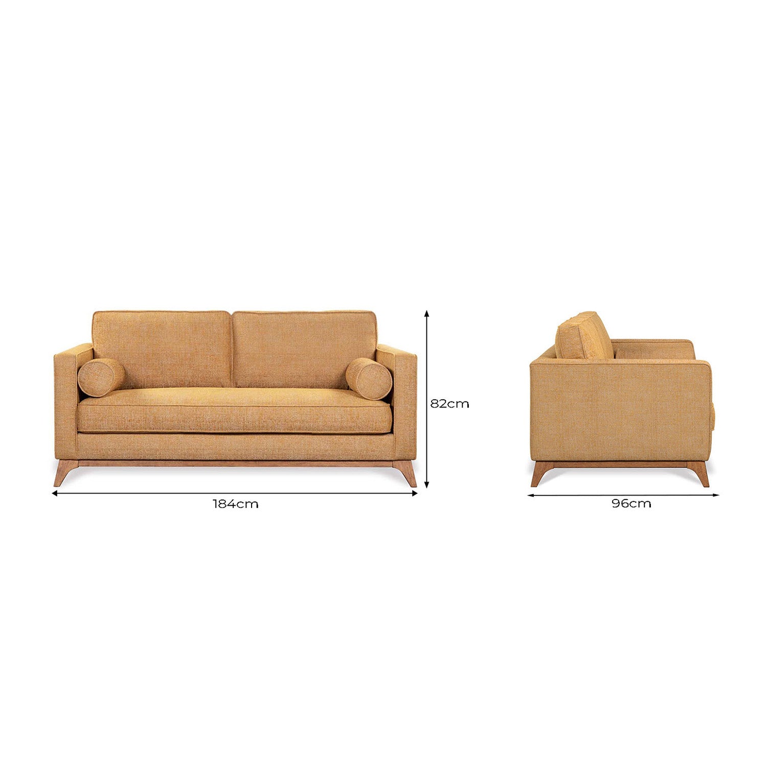 Avenue Forza Fabric 2.5 Seat Sofa