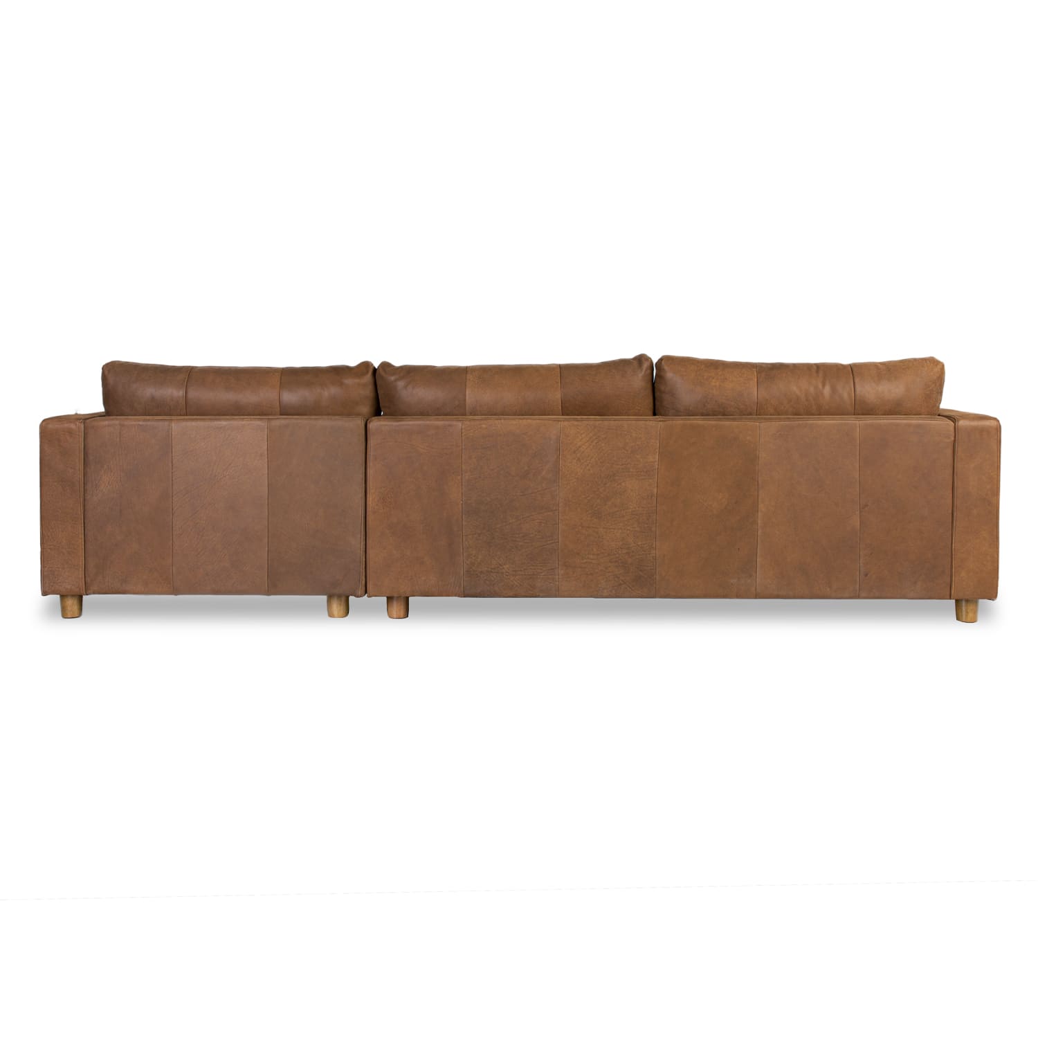Barcelona Leather Right Side Facing Chaise Lounge