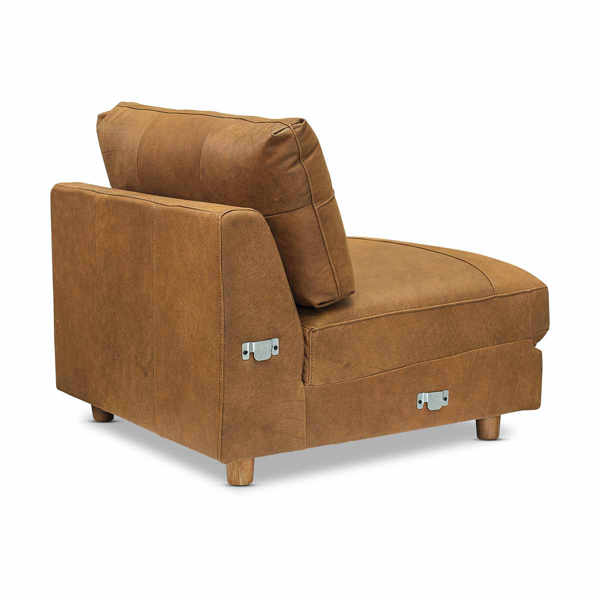 Barcelona Leather 1.5 Armless Chair