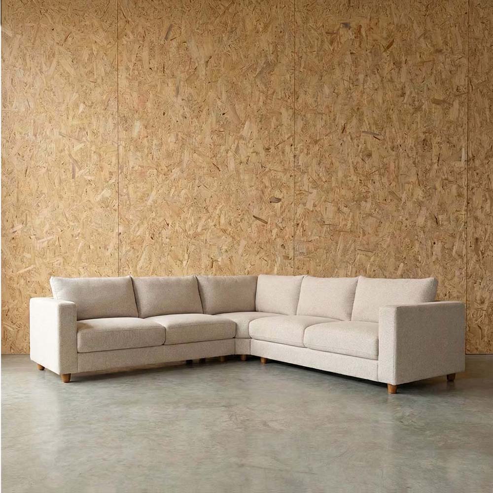 Barcelona Fabric 2.5 Seat Corner Suite