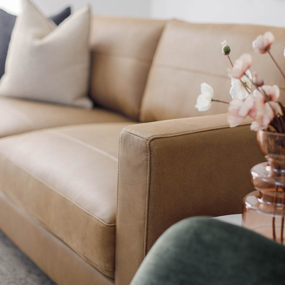 Barcelona Leather 3 Seat Sofa