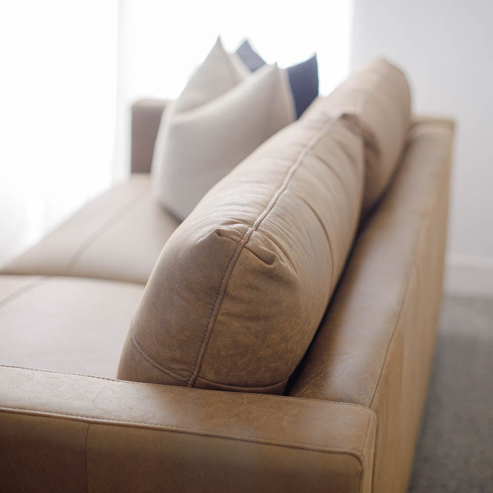 Barcelona Leather 3 Seat Sofa