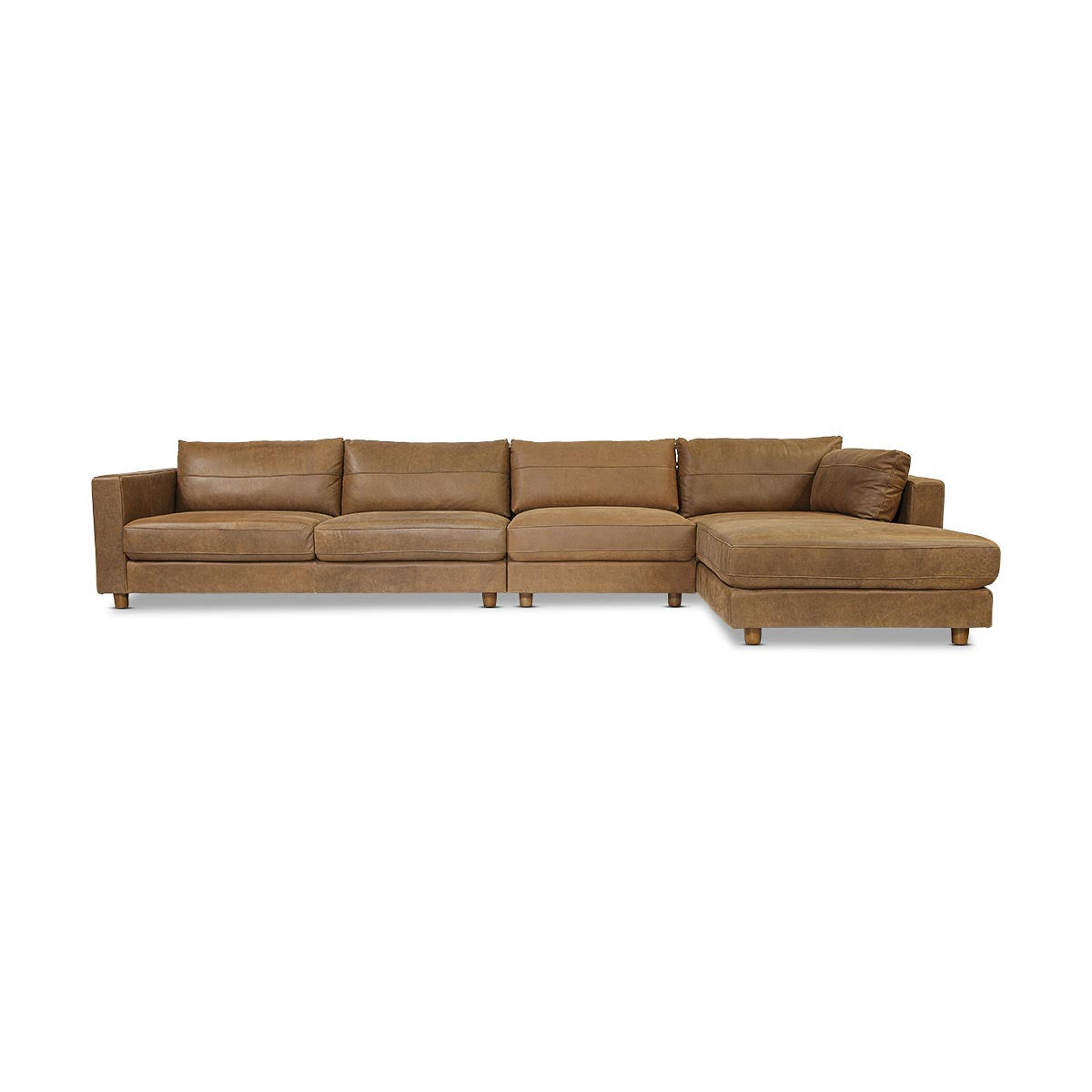 Barcelona Leather 1.5 Armless Chair