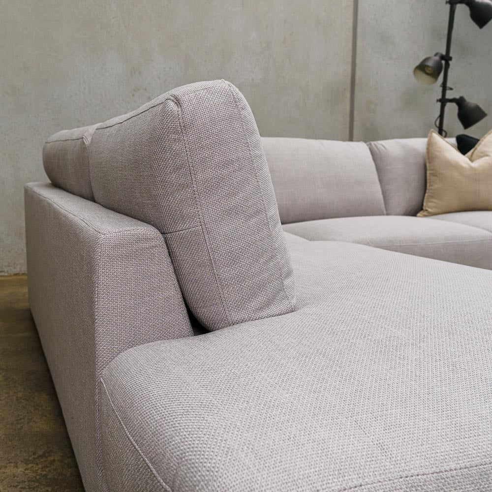 Bella Fabric Left Side Facing Chaise Lounge