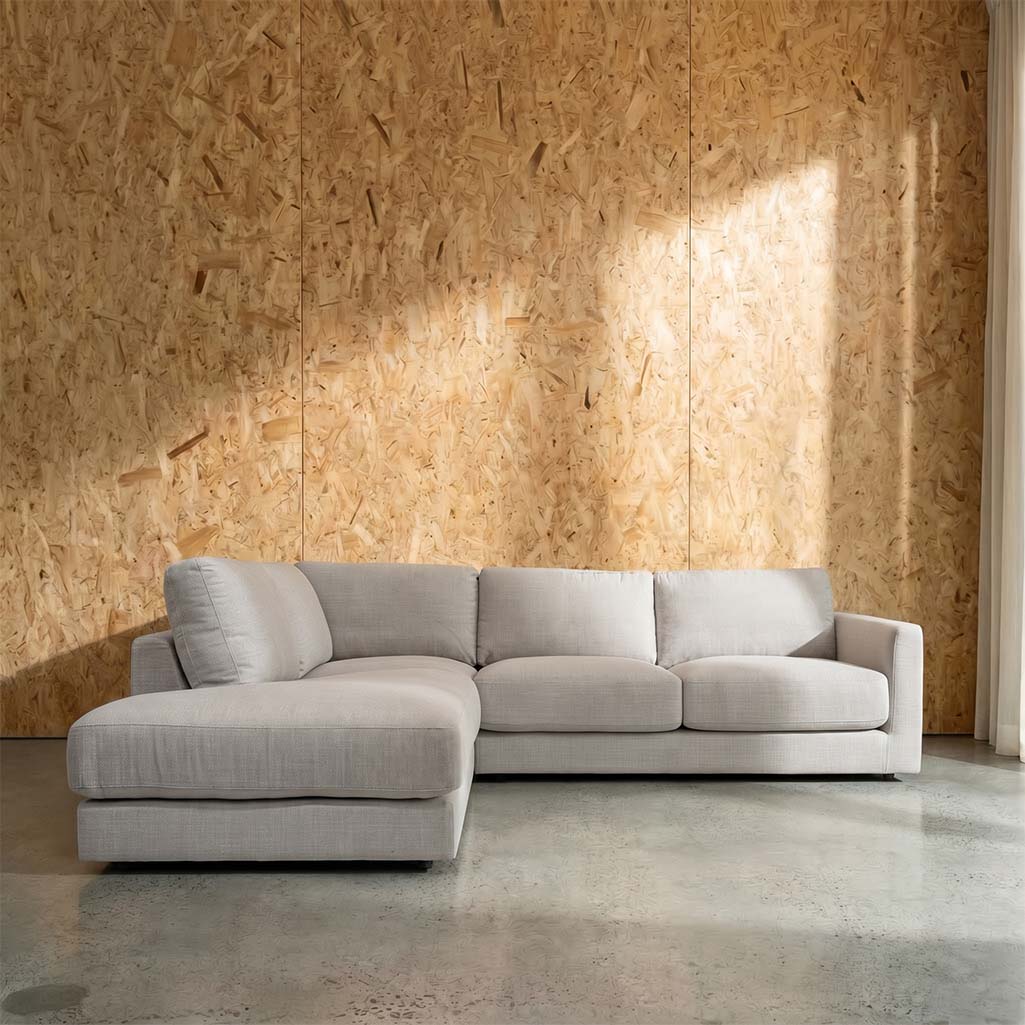 Bella Fabric Left Side Facing Chaise Lounge