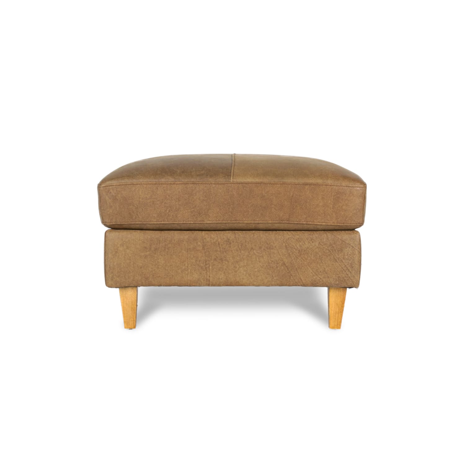 Cara Leather Ottoman