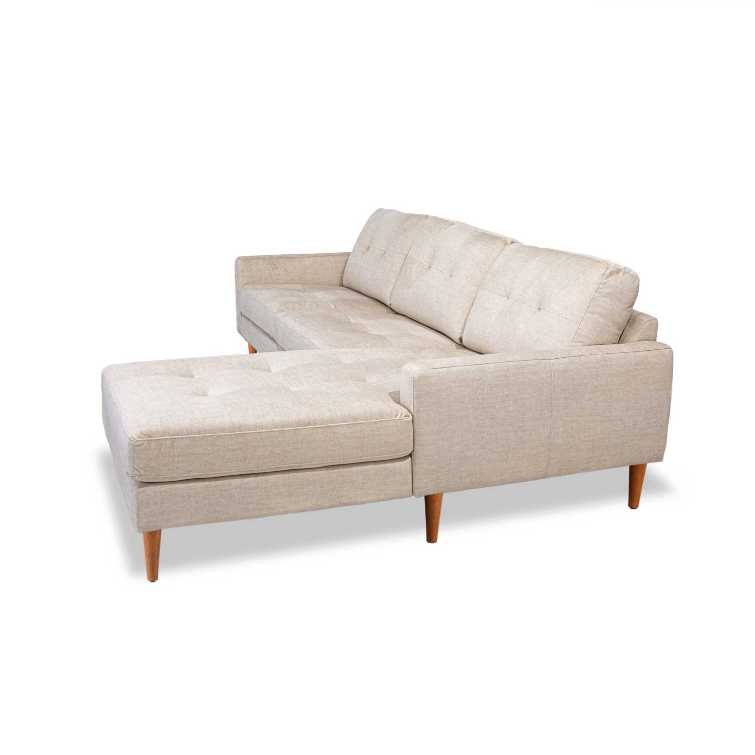 Classic Fabric Right Side Facing Chaise Lounge
