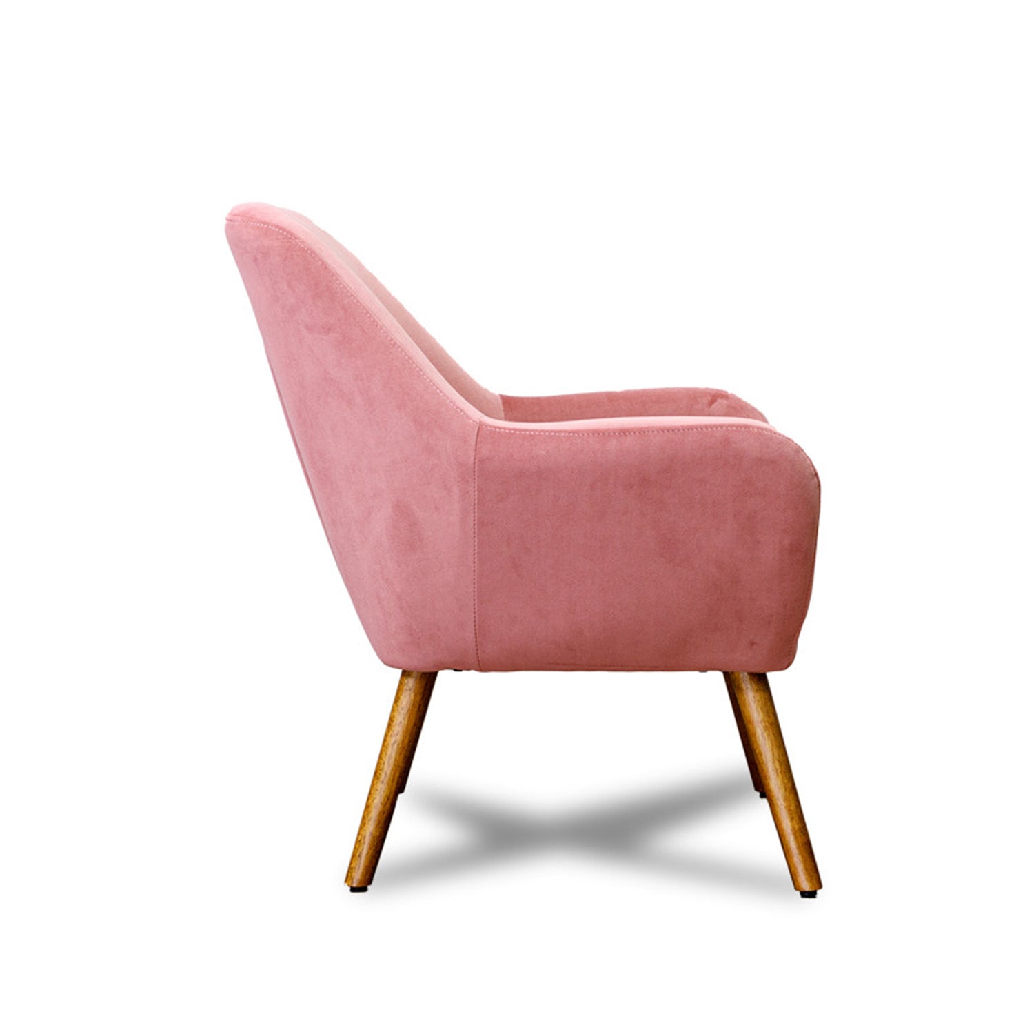 Imperfect Cameo Vogue Velvet Chair in Tina Blush