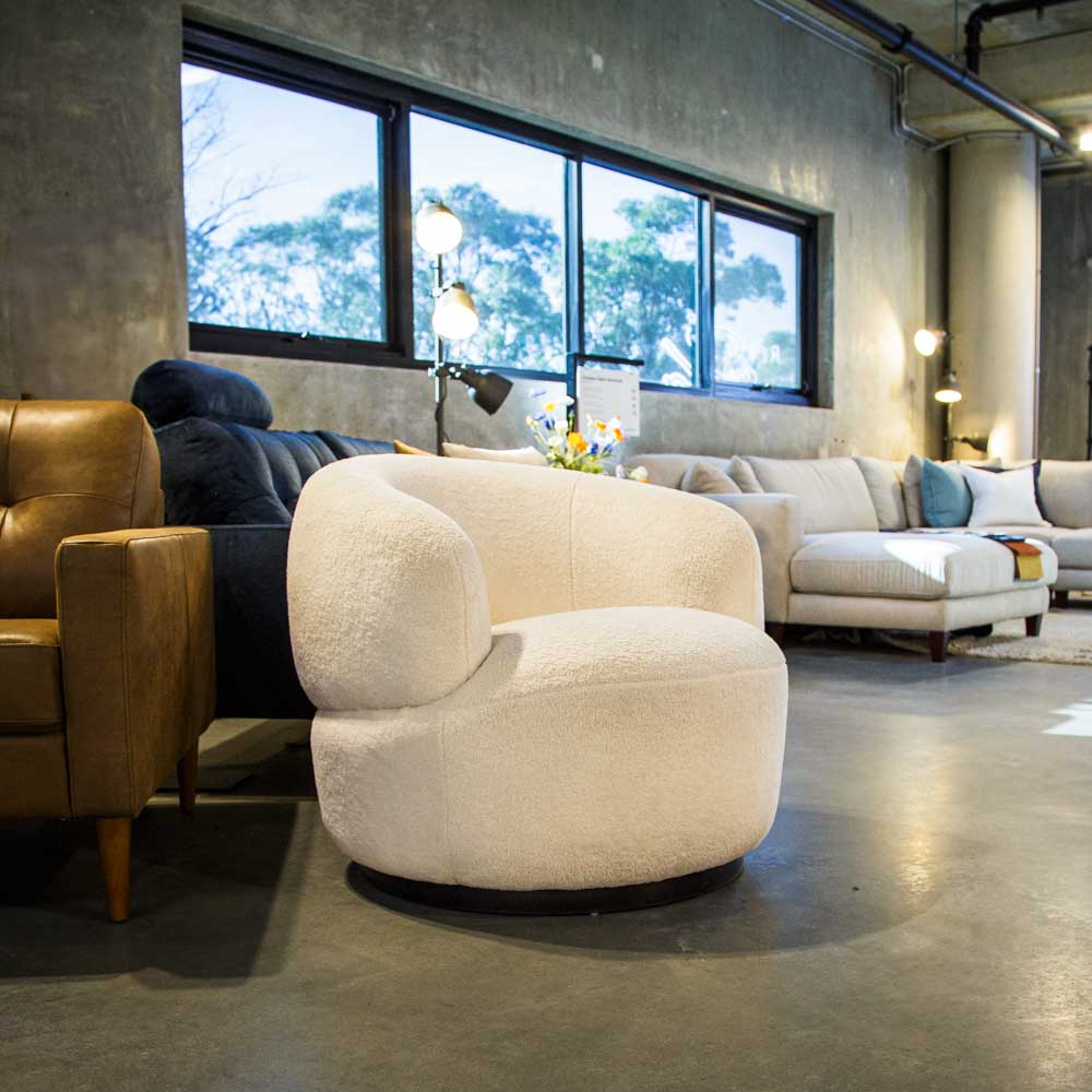 Berlin Fabric Swivel Chair