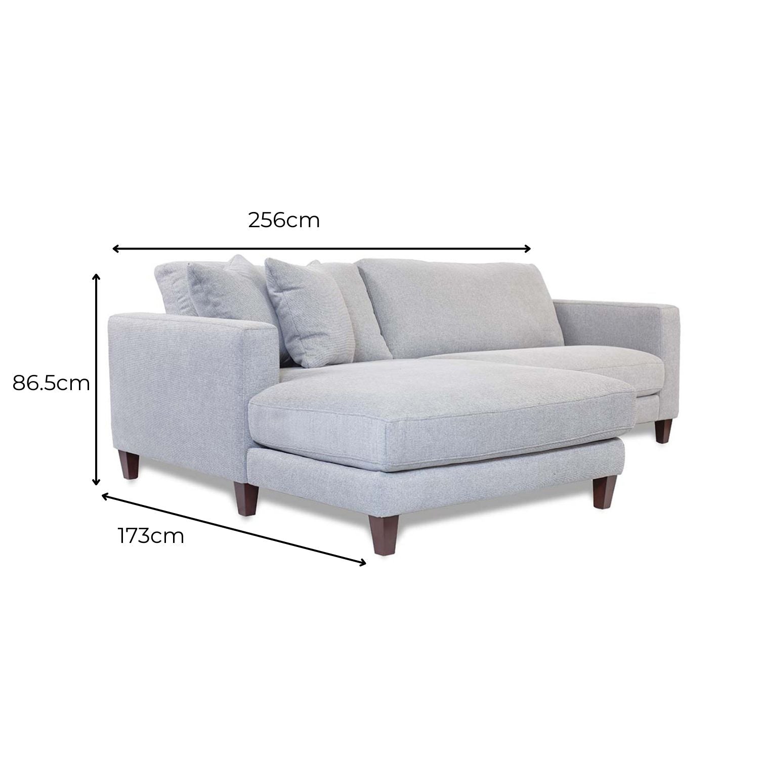 Chelsea Petite 2.5 Seat + Chaise LSF