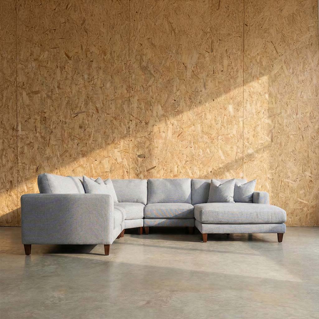 Chelsea Petite 2.5 Seat + 1.5 Armless + Large Corner + Chaise RSF