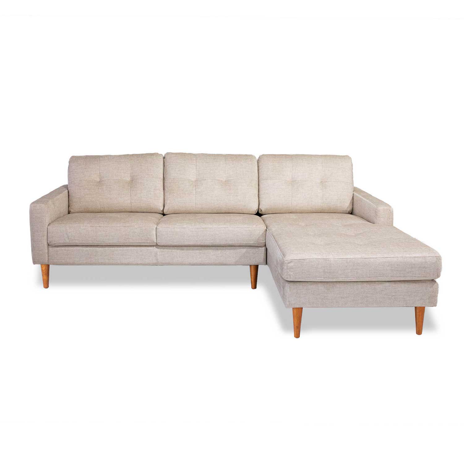 Classic Fabric Right Side Facing Chaise Lounge