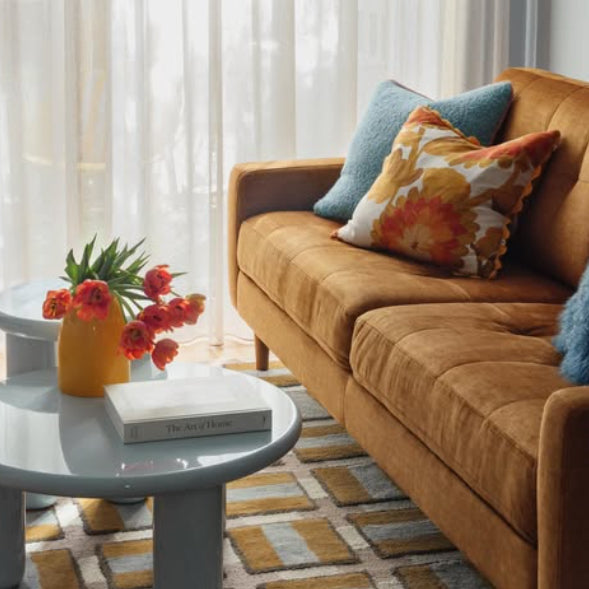 Classic Fabric 3 Seat Sofa