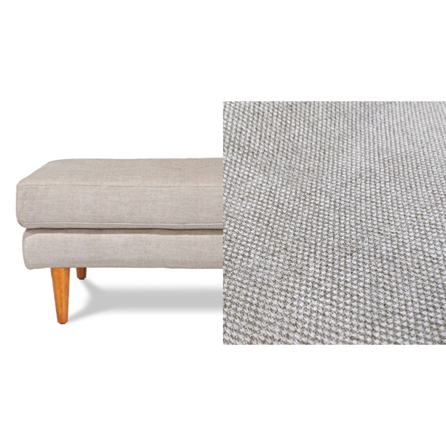 Classic Fabric Ottoman