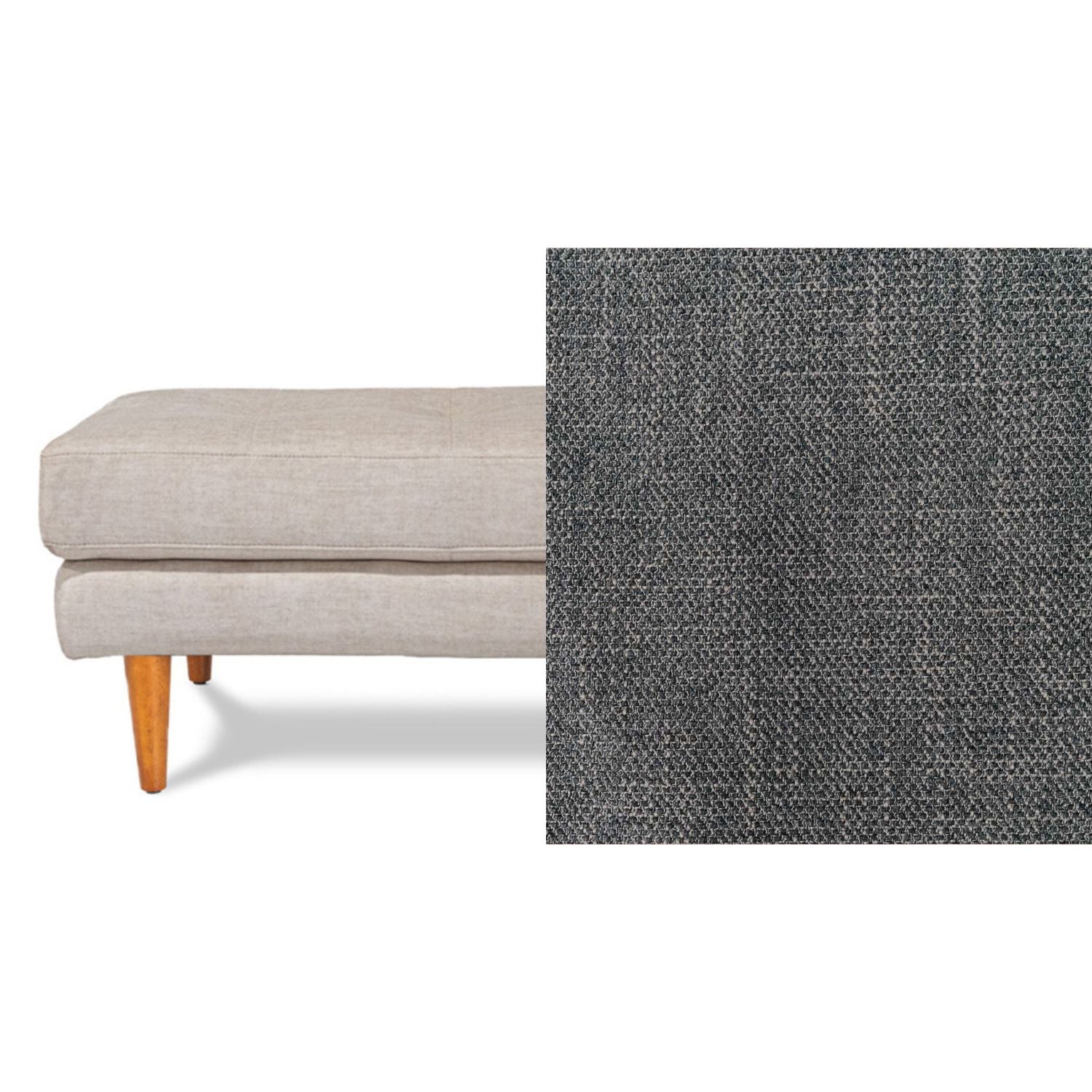 Classic Fabric Ottoman