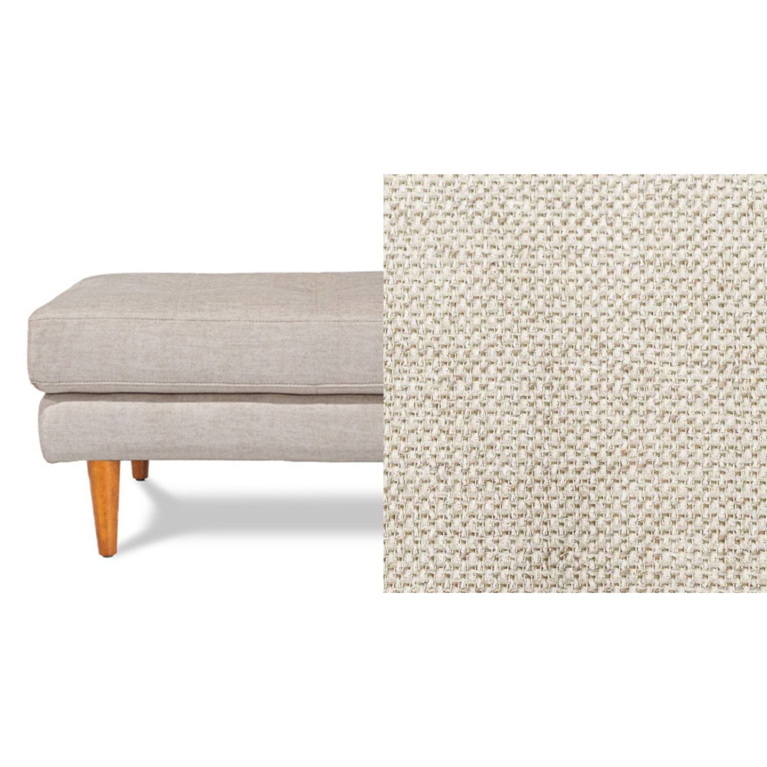 Classic Fabric Ottoman