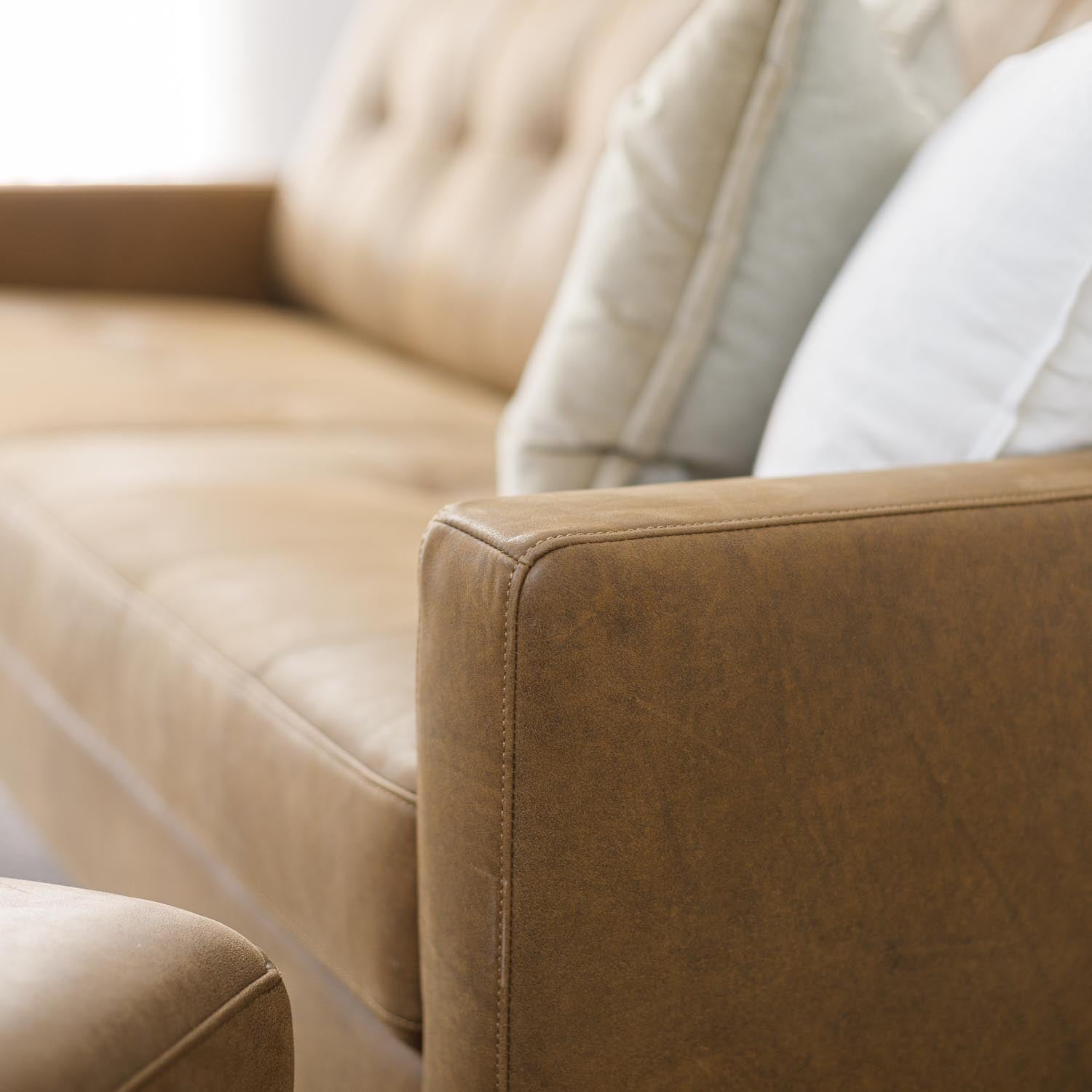 Classic Leather 3 Seat Sofa