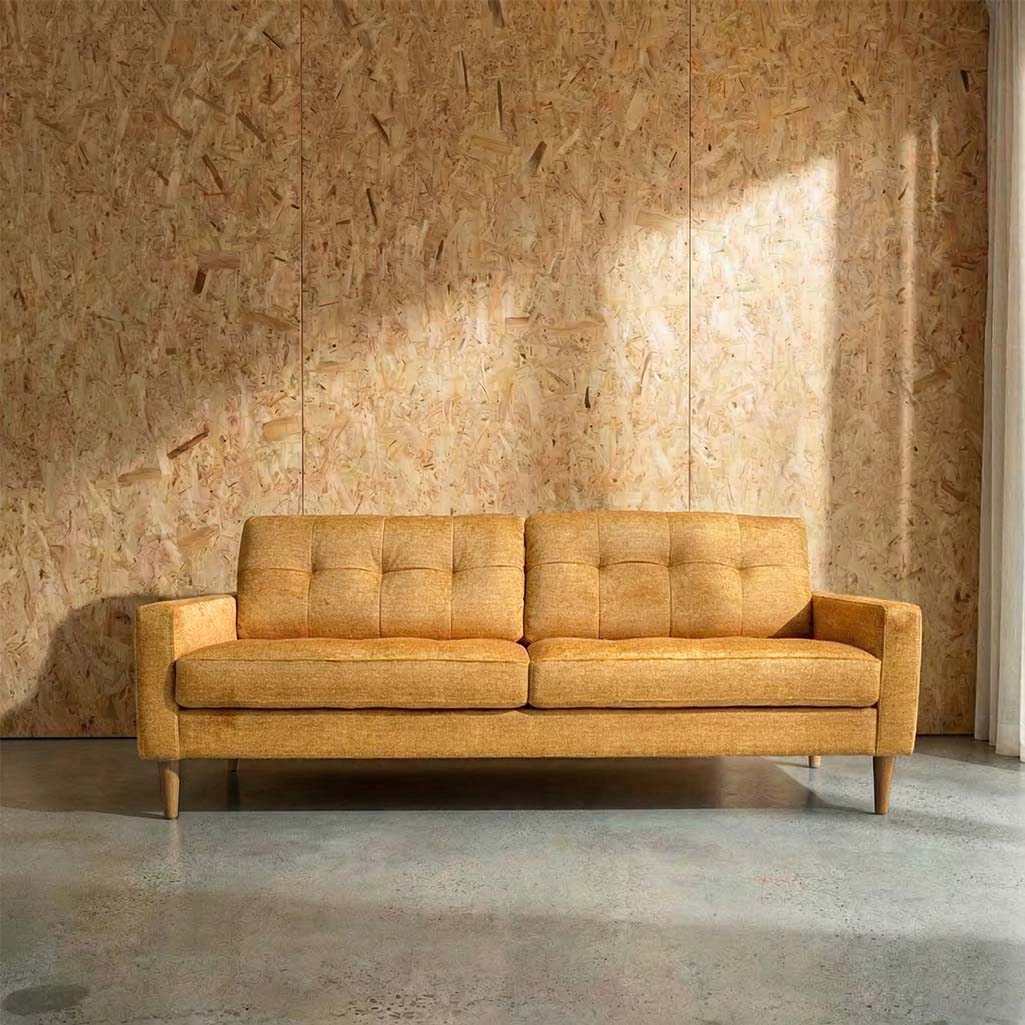 Classic Fabric 3 Seat Sofa