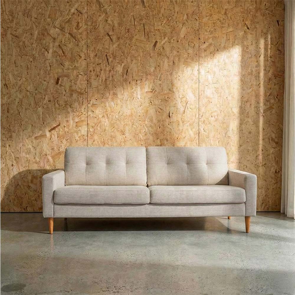 Classic Fabric 3 Seat Sofa