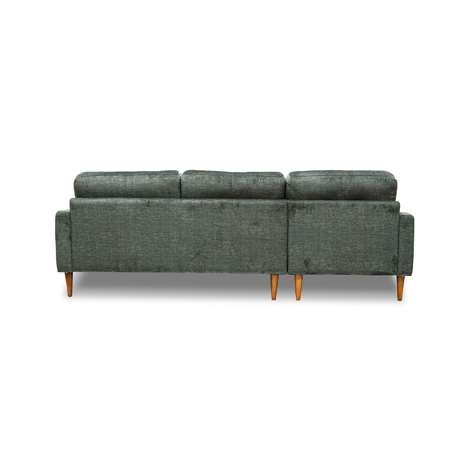 Classic Vogue Velvet Left Side Facing Chaise Lounge in Vogue Moss Online Warehouse Sale