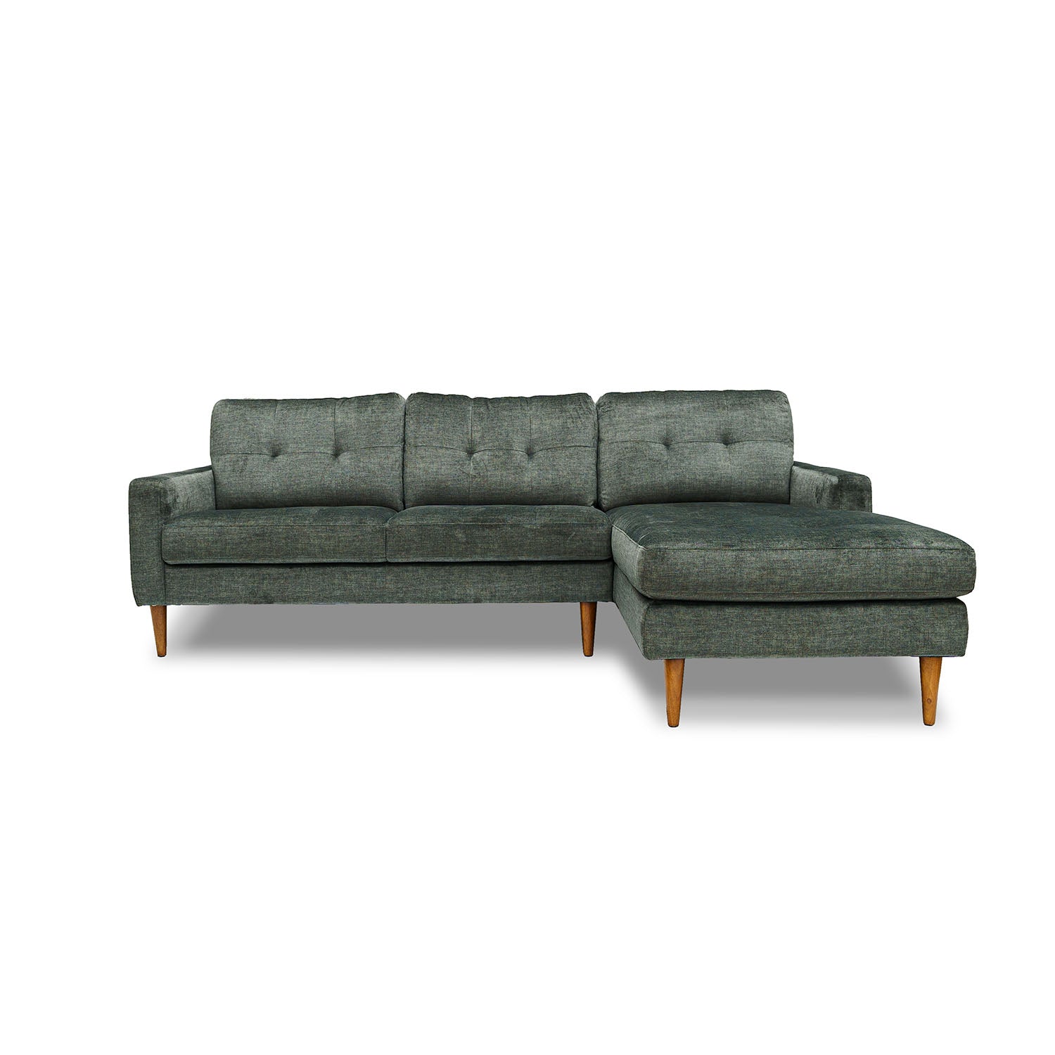 Classic Fabric Right Side Facing Chaise Lounge