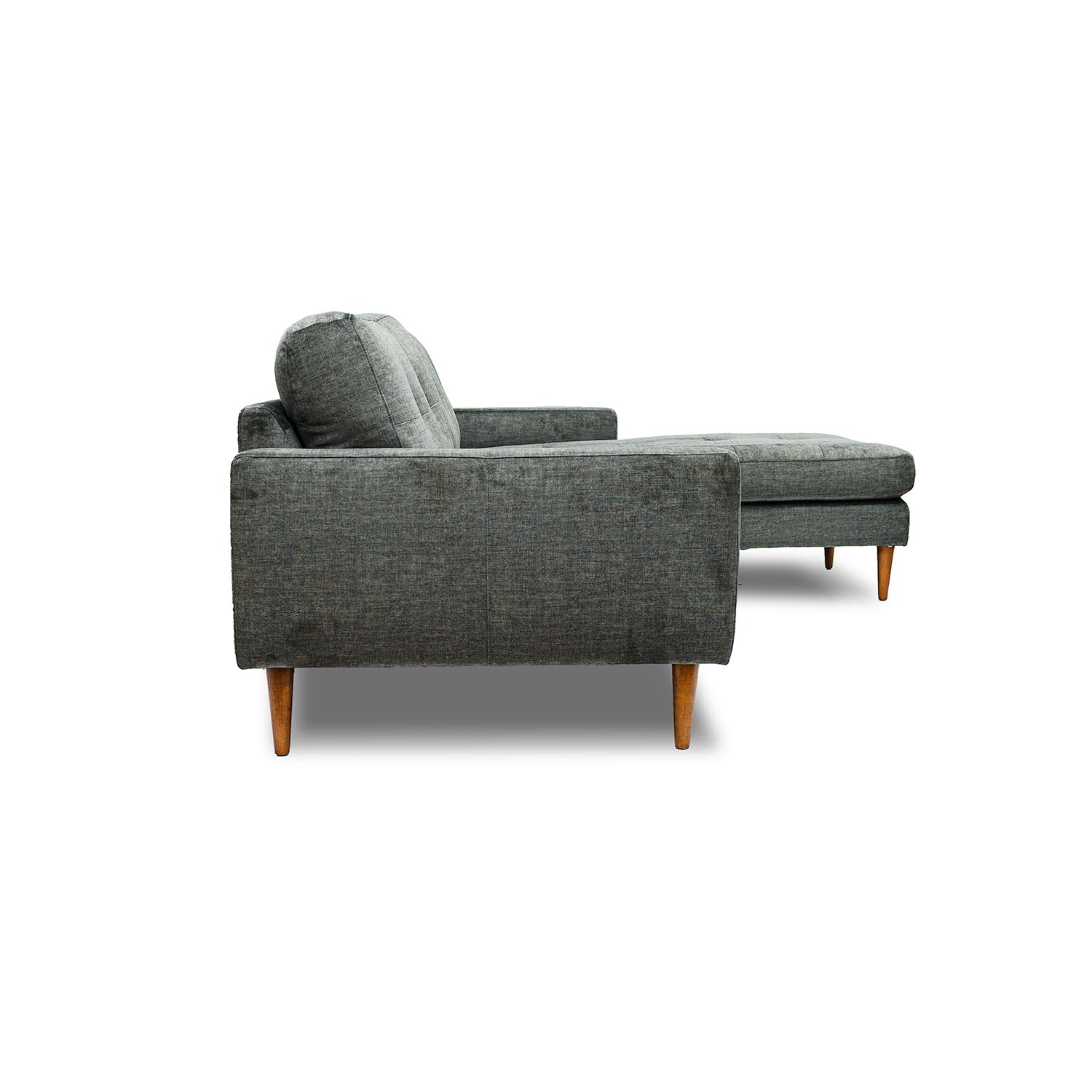 Classic Fabric Right Side Facing Chaise Lounge