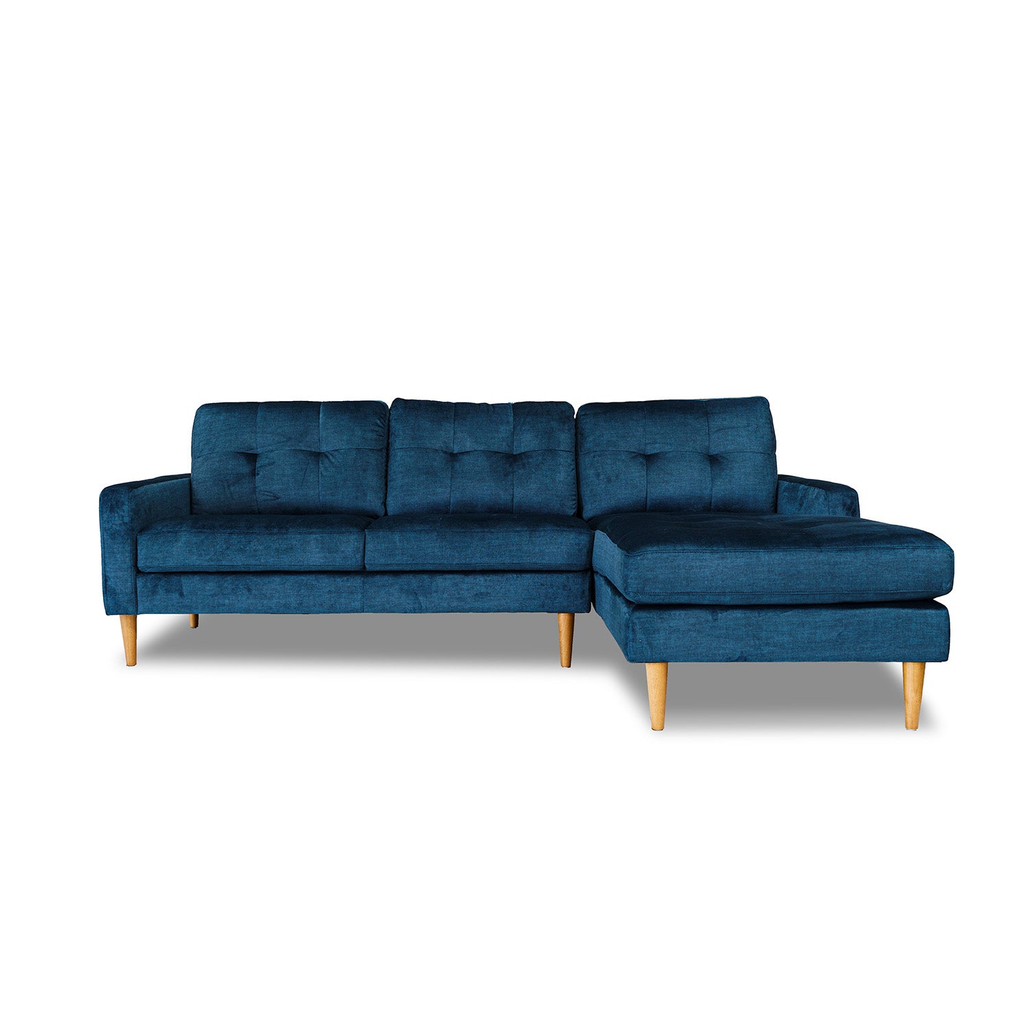 Classic Fabric Right Side Facing Chaise Lounge