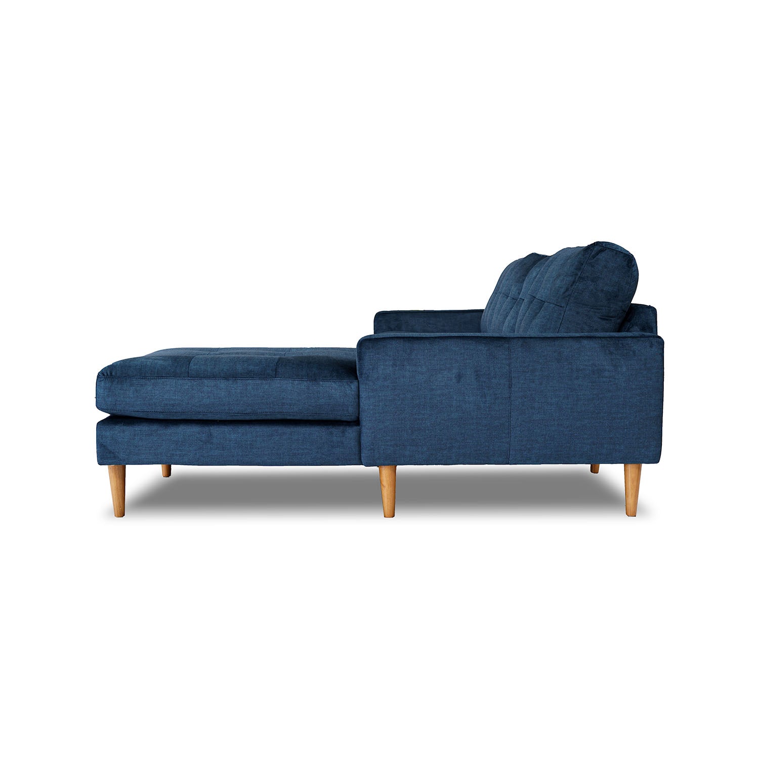 Classic Fabric Right Side Facing Chaise Lounge in Vogue Ocean | The Drop