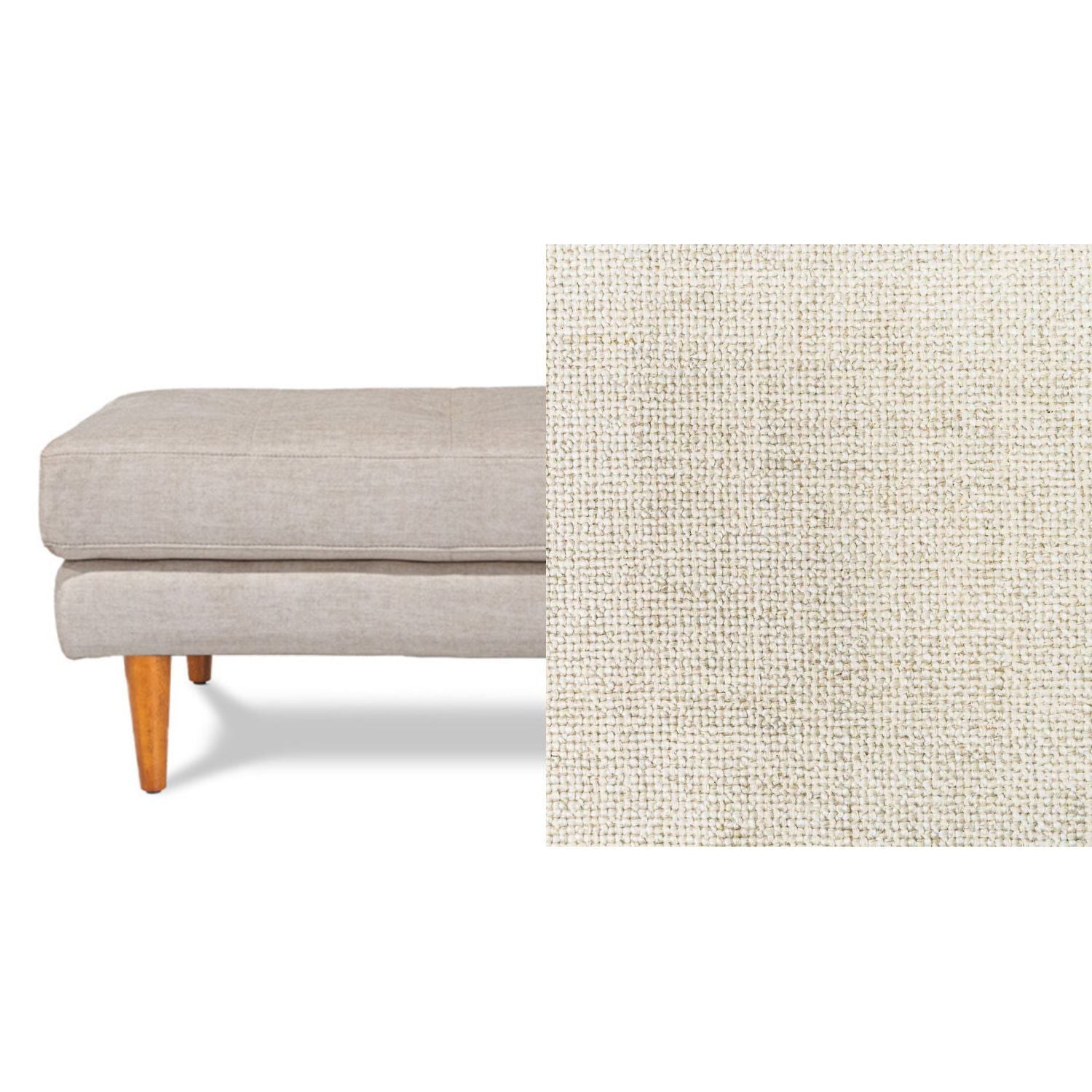 Classic Fabric Ottoman