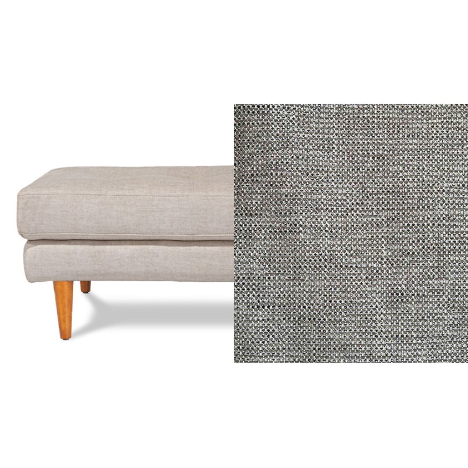 Classic Fabric Ottoman