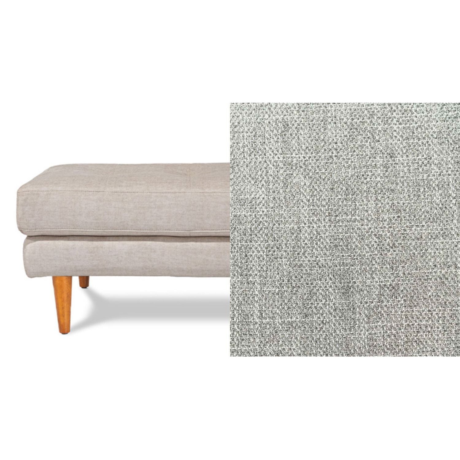 Classic Fabric Ottoman