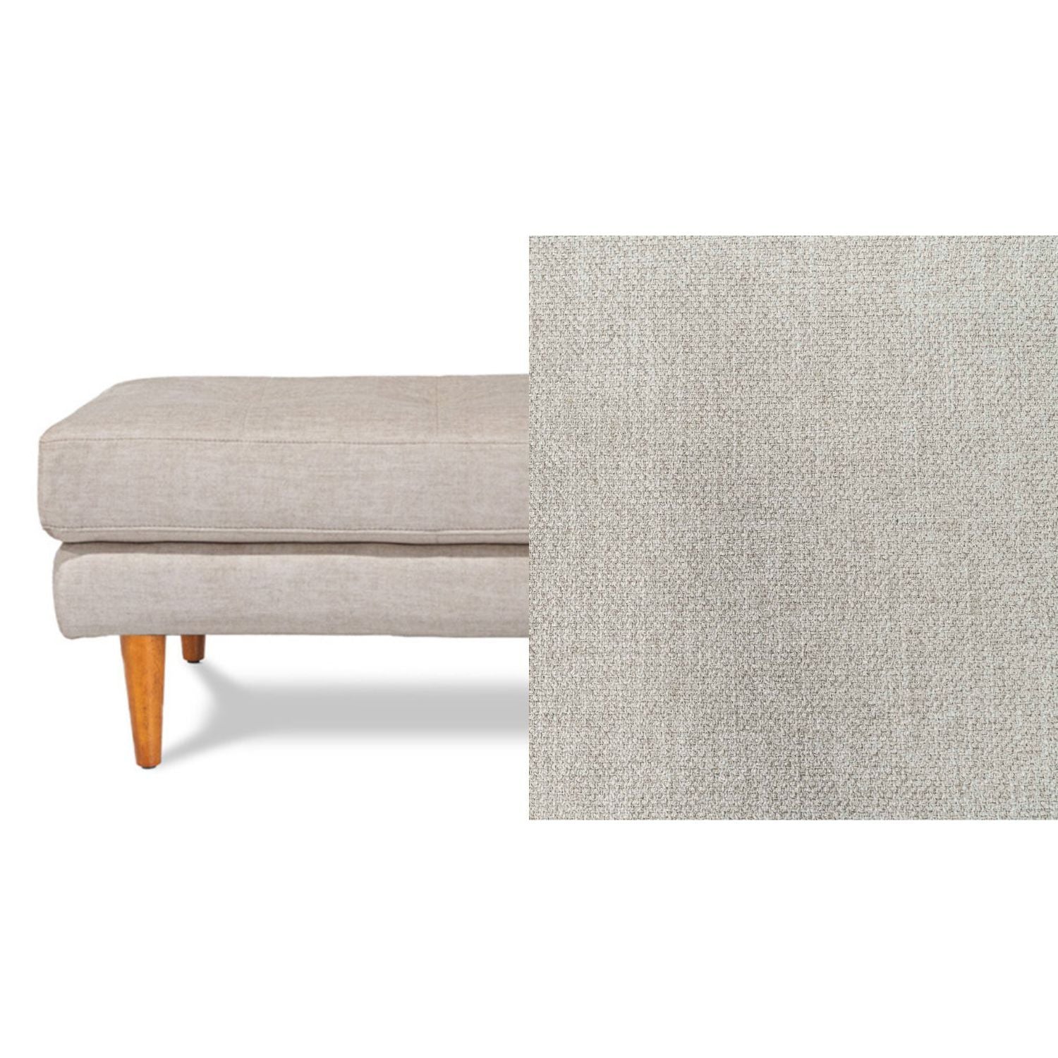 Classic Fabric Ottoman
