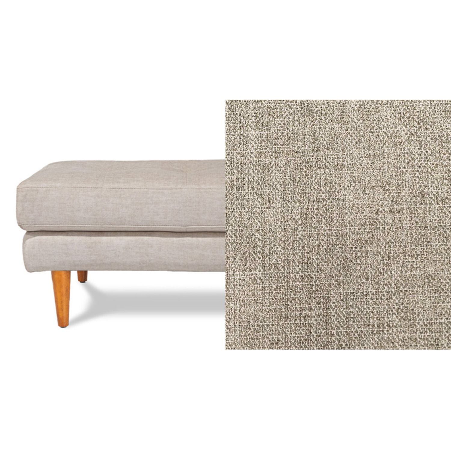 Classic Fabric Ottoman