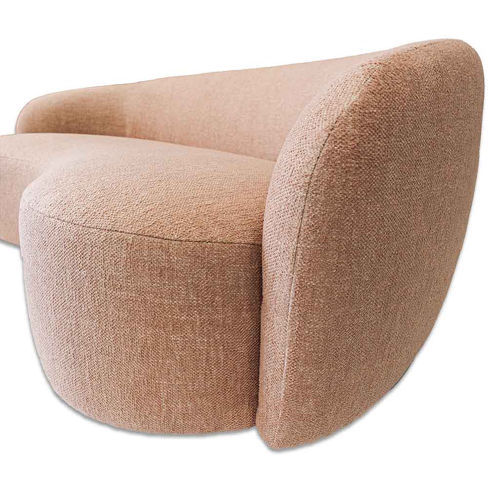 Crescent Fabric 3 Seat