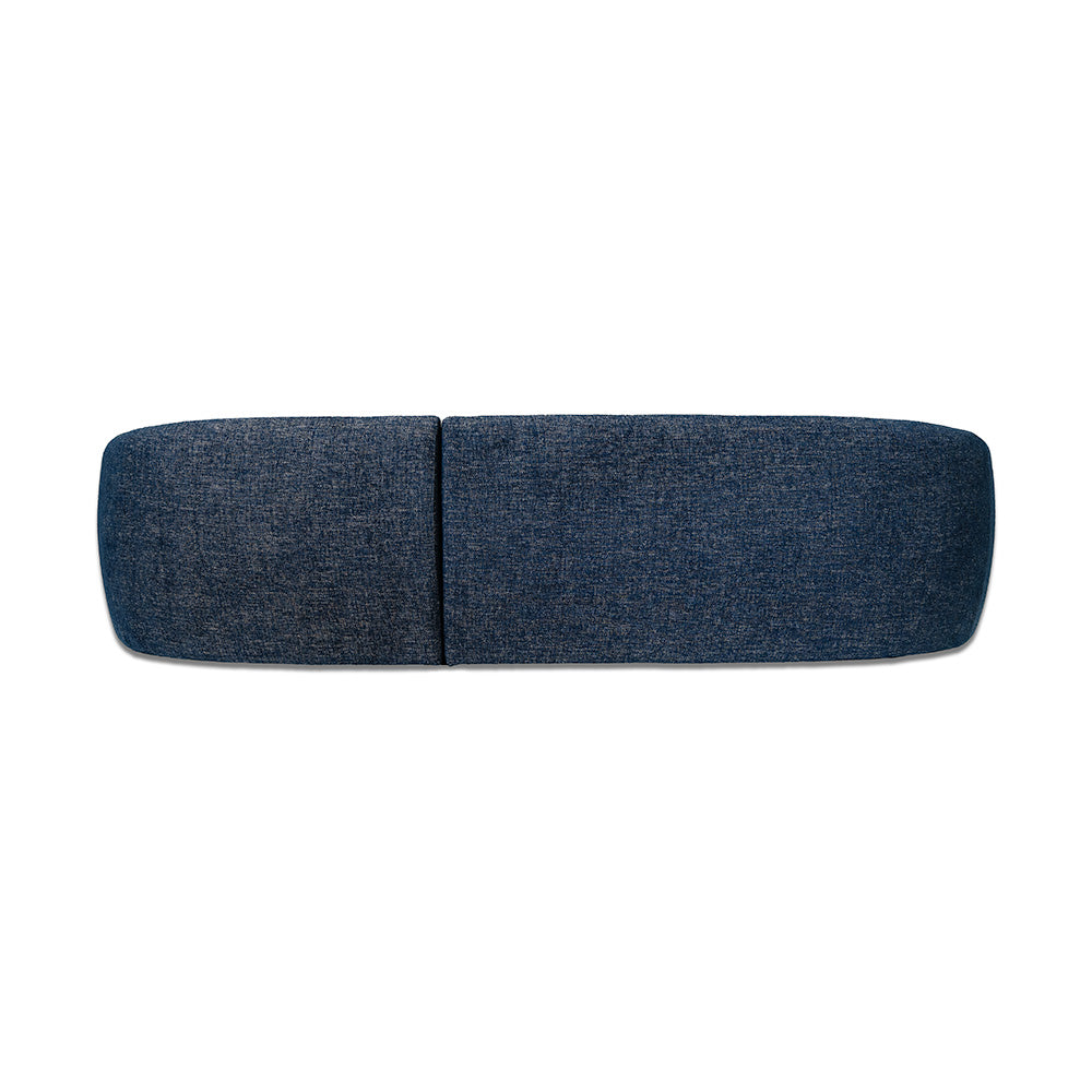 Crescent Fabric Right Side Facing Chaise Lounge