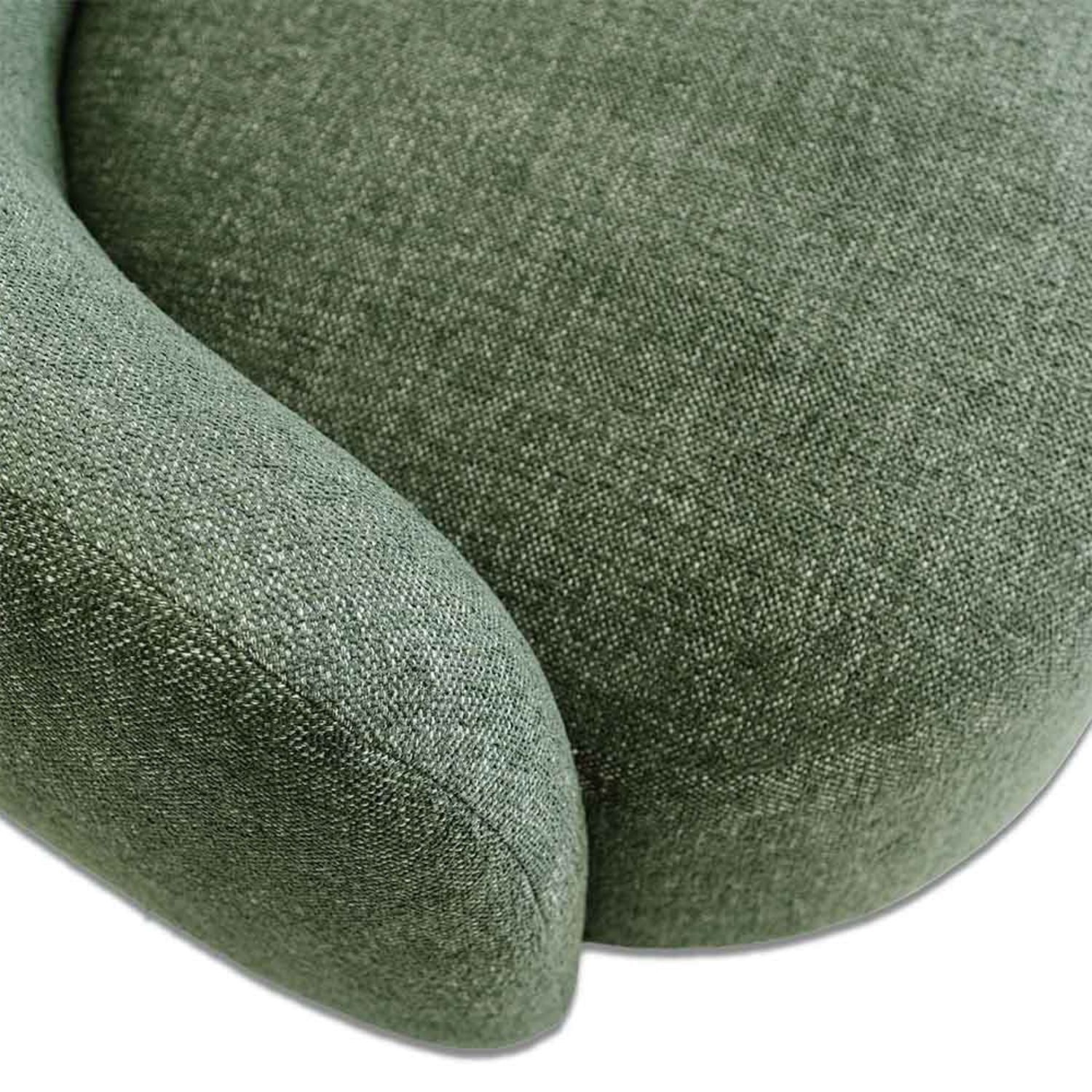 Crescent Fabric Left Side Facing Chaise Lounge