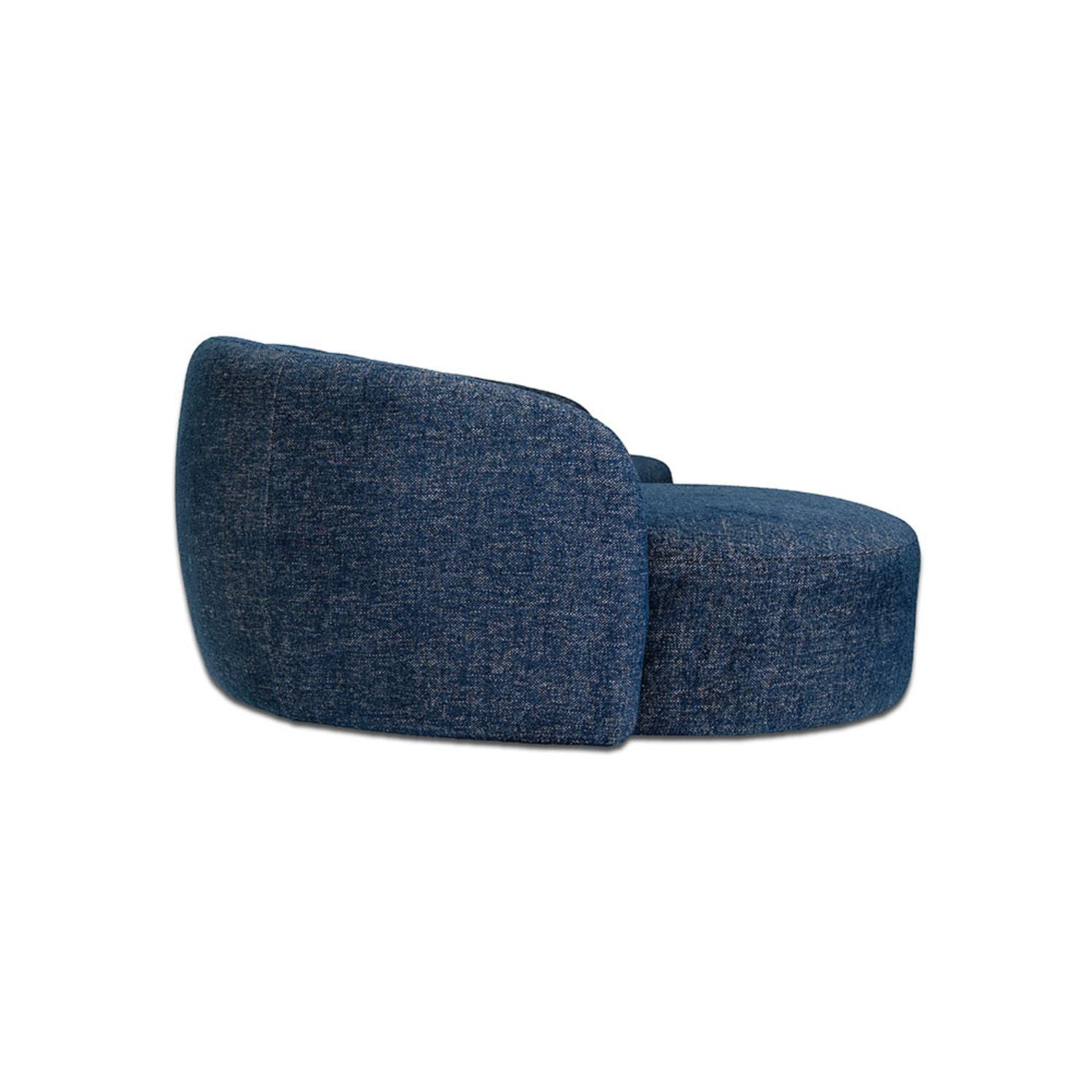 Crescent Fabric Left Side Facing Chaise Lounge